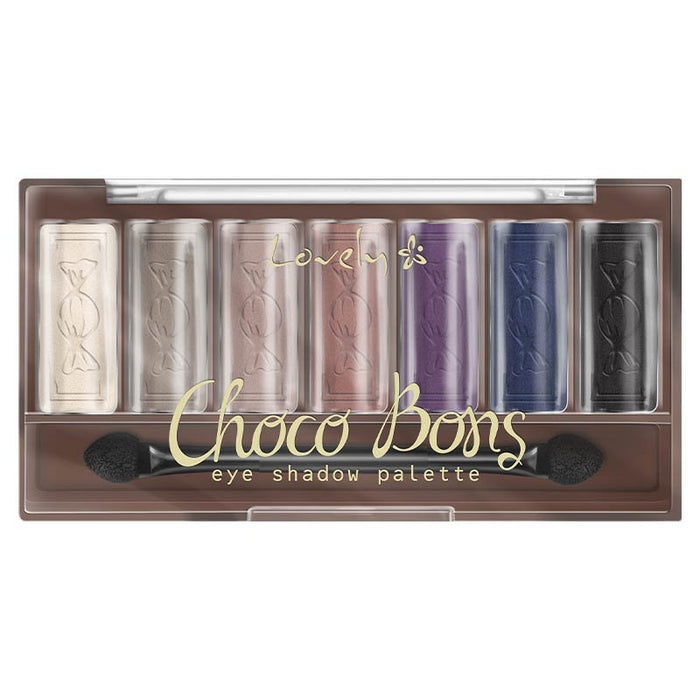 Paleta de Sombras de Ojos - Eyeshadow Choco Bons - Lovely - 1