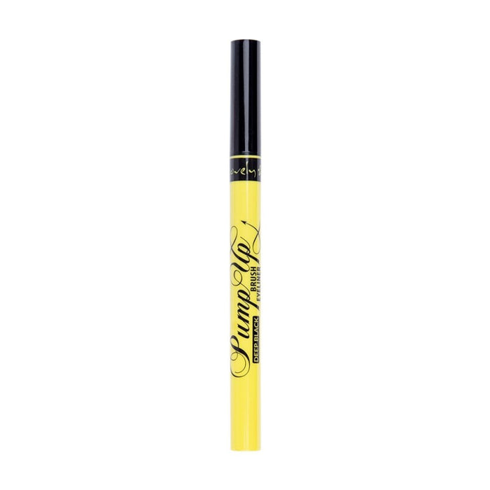 Lápiz de Ojos Ultra Negro con Pincel 3 gr - Pump Up Deep Black Eyeliner - Lovely - 1