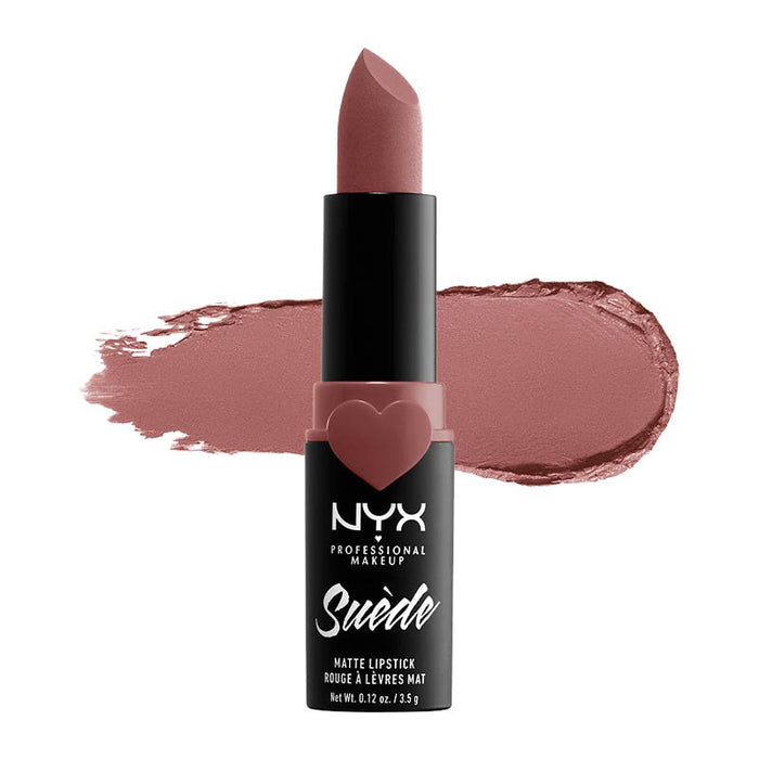 Barra de Labios - Suede Matte Lipstick - Professional Makeup - Nyx : SUEDE MATTE LIPSTICK-BRUNCH ME - 1