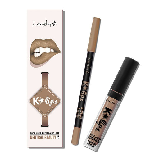 Perfilador de Labios + Labial Líquido K-lips - Lovely : set K Lips 4 - 1