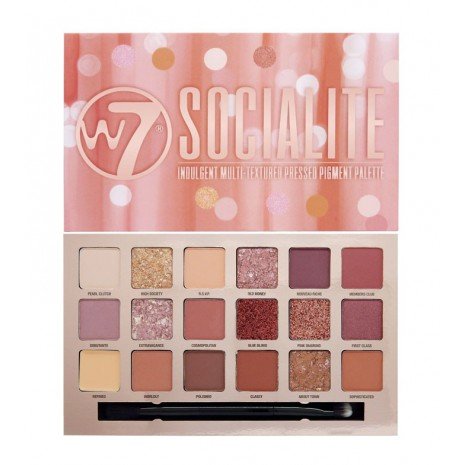 Paleta de Sombras de Ojos - Socialité - W7 - 2