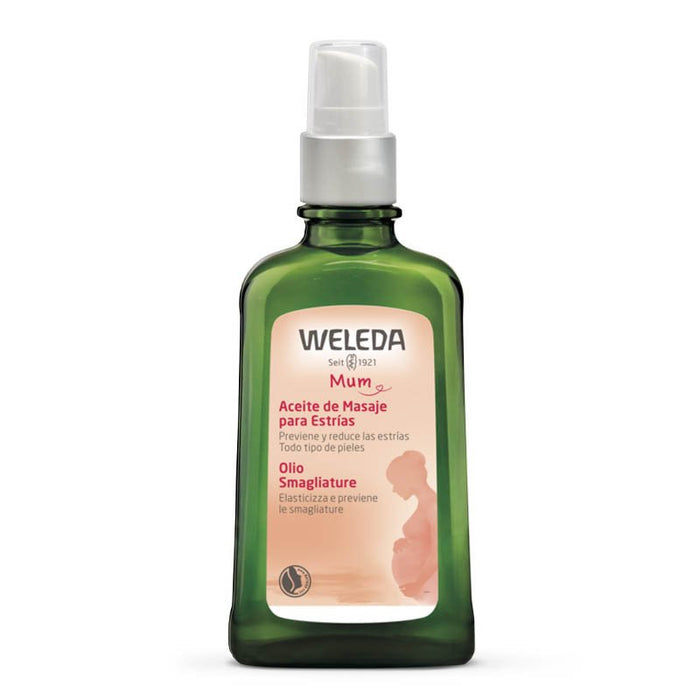 Aceite Corporal - Masaje Antiestrías 100ml - Weleda - 1