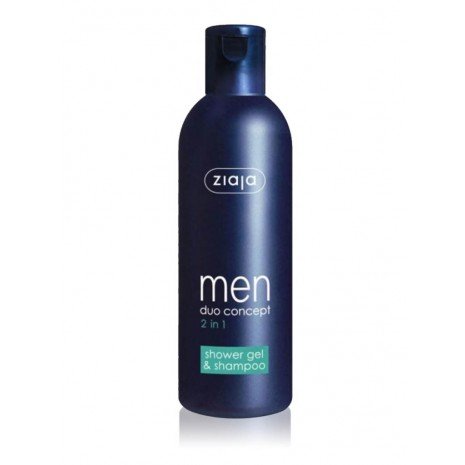 Gel de Ducha y Champú 2 en 1 para Hombre 300 ml - Ziaja - 1