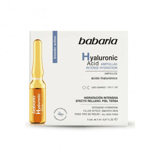 Ampollas Faciales con Ácido Hialurónico 5 ud X 2 ml - Babaria - 1