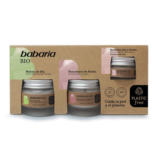 Trio Tratamiento Facial Hidratante Antiedad - Babaria - 1