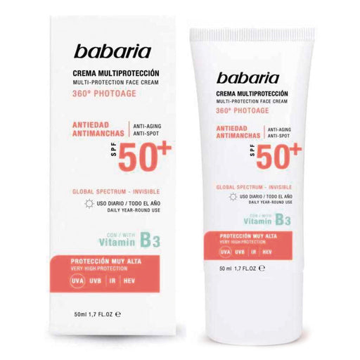 Crema Facial Multiprotectora 360º Photoage Spf 50+ - Babaria - 1