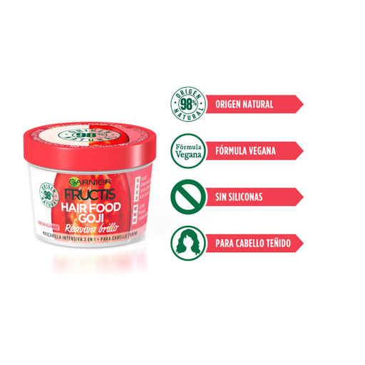 Mascarilla Capilar Hair Food Goji 390 ml - Garnier - Fructis - 2