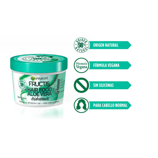 Mascarilla Capilar Hair Food Aloe Vera 390 ml - Garnier - Fructis - 2