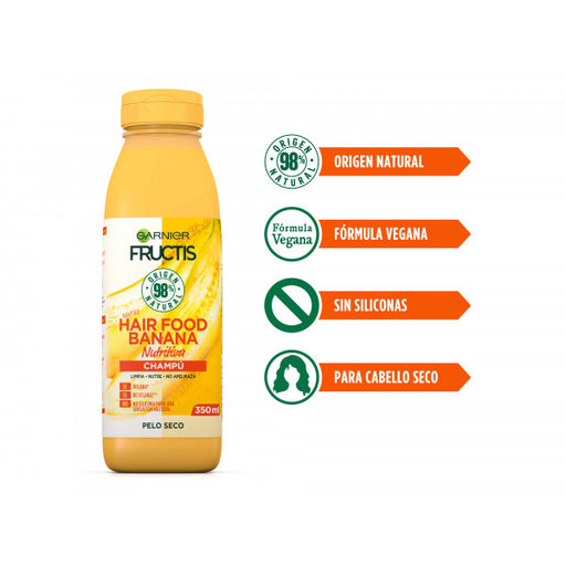 Champú Hair Food Banana Nutritiva 350 ml - Garnier - Fructis - 2