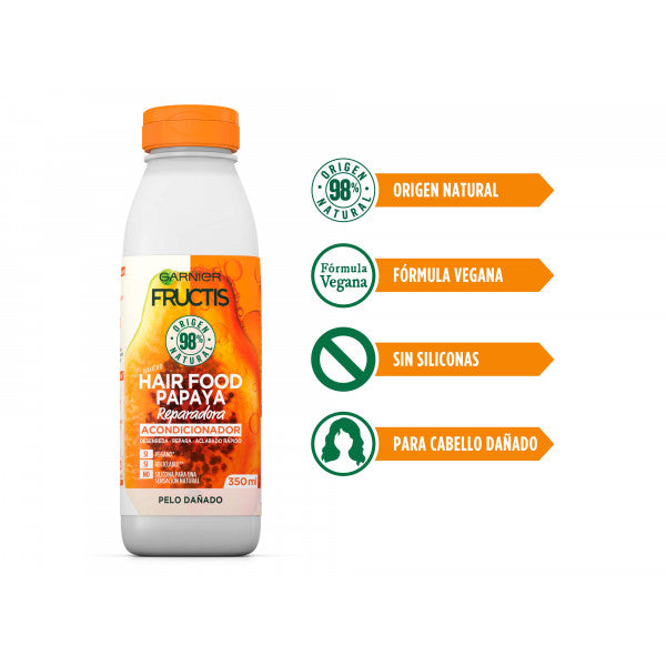 Acondicionador Hair Food Papaya Reparadora 350 ml - Garnier - Fructis - 2