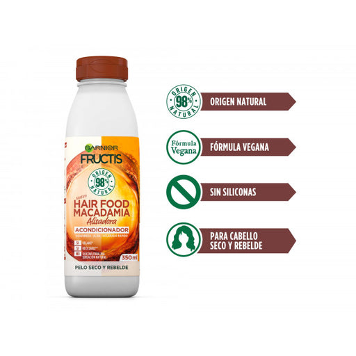 Acondicionador Hair Food Macadamia Alisadora 350 ml - Garnier - Fructis - 2