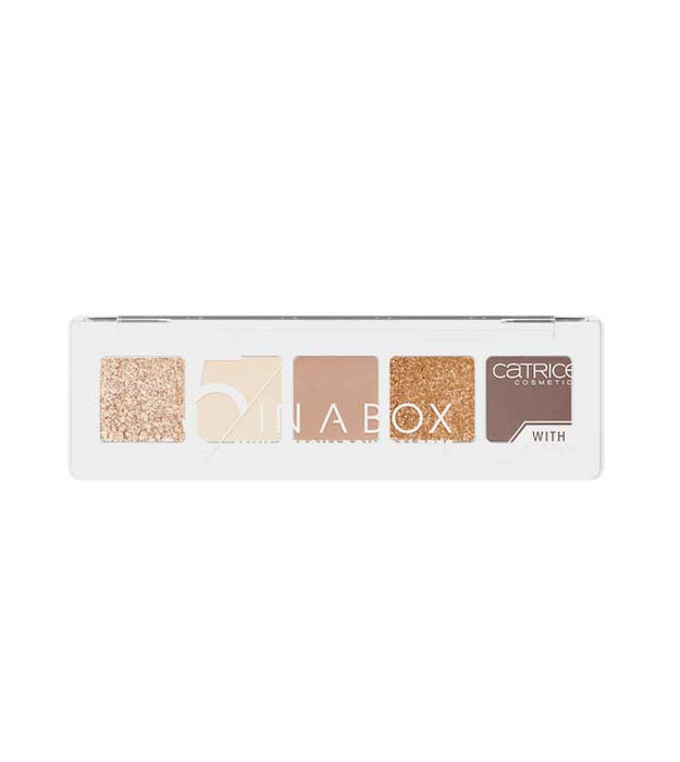 Mini Paleta de Sombras 5 in a Box - Catrice : 010 Golden Nude Look - 1