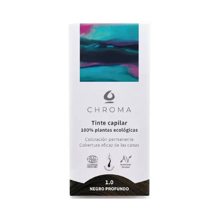 Tinte Chroma BIO - Chroma : 1.0 Negro Profundo - 1