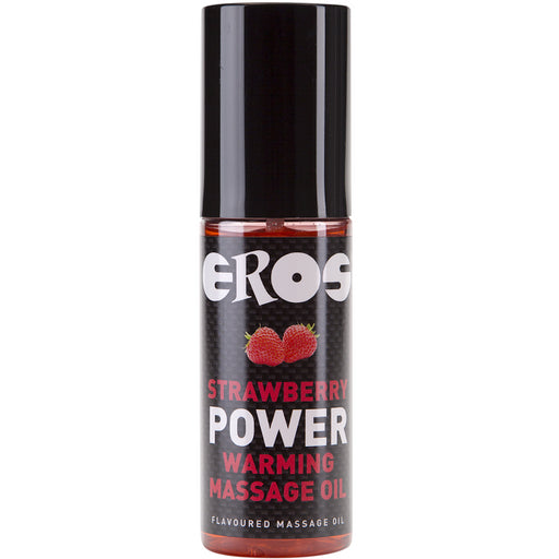 Fresa Power Aceite Masaje E.calor 100ml - Power Line - Eros - 1