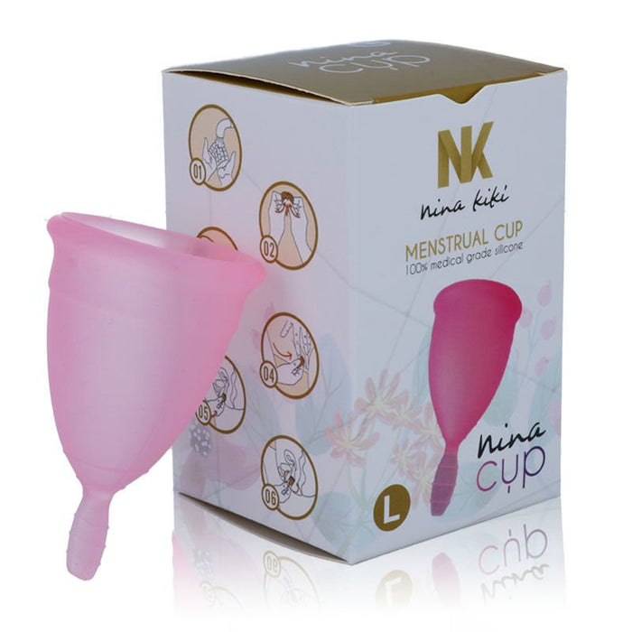 Nina Cup Copa Menstrual Talla L Rosa - Nina Kikí - 4