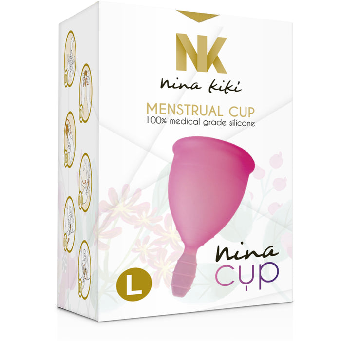 Nina Cup Copa Menstrual Talla L Rosa - Nina Kikí - 7