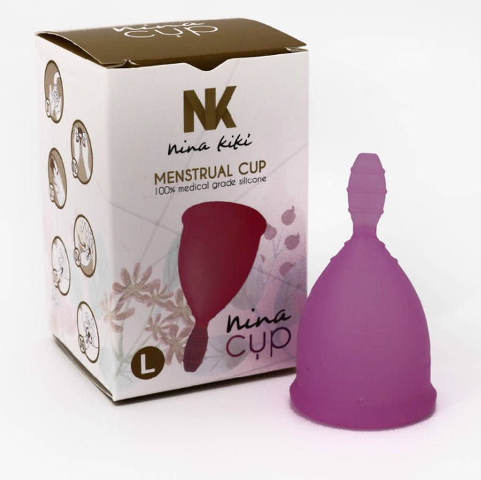 Nina Cup Copa Menstrual Talla L Lila 6 + 1 Gratis - Nina Kikí - 7