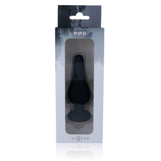 Anal Plug Pipo L Silicone Negro 13 cm - Anal Toys - Intense - 2