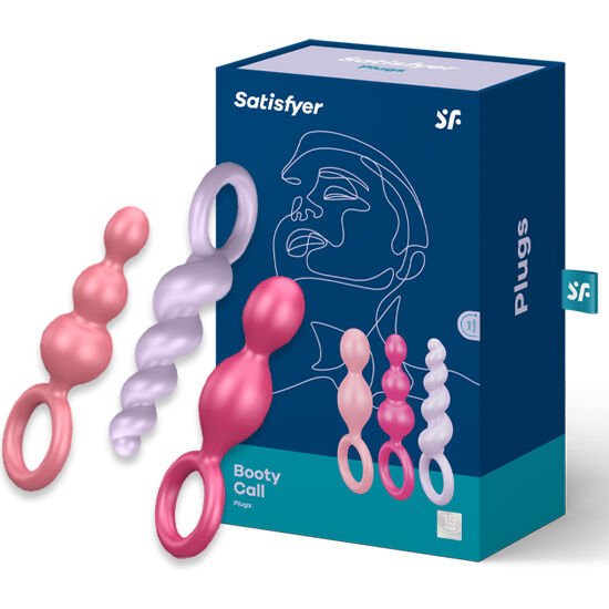 Satisfyer Anal Plugs Set 3pcs Tricolor - Satisfyer - 2