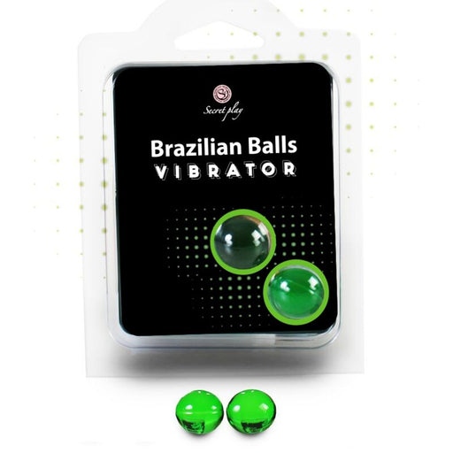 Set 2 Bolas Lubricantes Brazilian Balls Vibratorias - Secret Play - 1