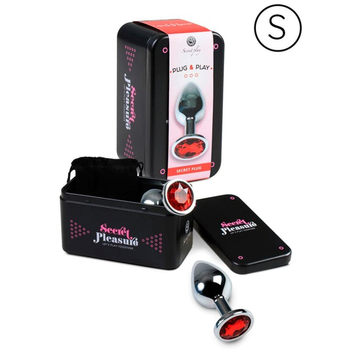 Plug Anal Rojo Talla S - Secretplay Toys - Secret Play - 2