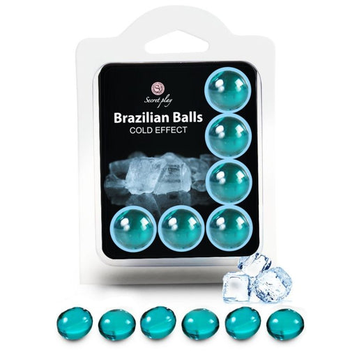 Set 6 Bolas Lubricantes Brazilian Balls Efecto Frío - Secret Play - 1