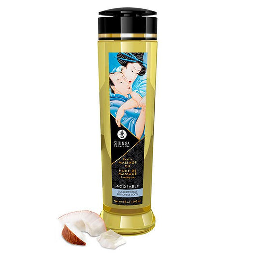 Aceite de Masaje Erótico Adorable Emociones de Coco - Oils - Shunga - 1