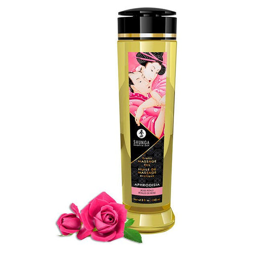 Aceite de Masaje Erótico Aphrodisia Pétalos de Rosa - Oils - Shunga - 1