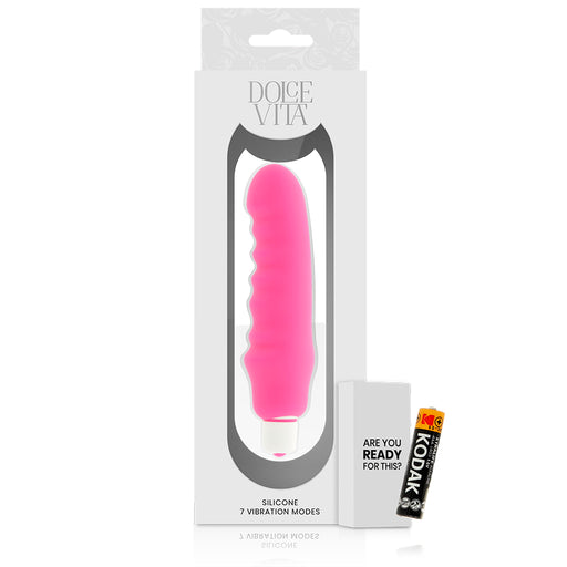 Genius Vibrador Silicona Rosa - Dolce Vita - 1