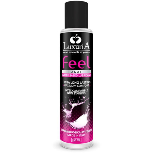 Lubricante Anal Base Agua Feel Aqua 150ml - Luxuria - 1