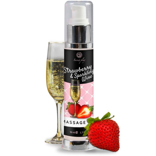 Aceite Masaje Fresas & Cava 50ml - Secretplay Cosmetic - Secret Play - 1