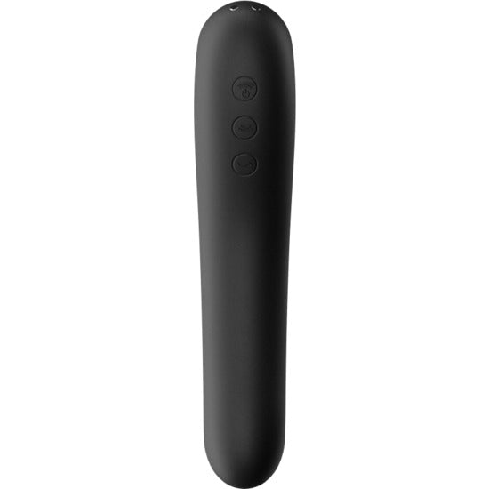 Dual Kiss Estimulador Clitoris - Negro - Satisfyer - 4