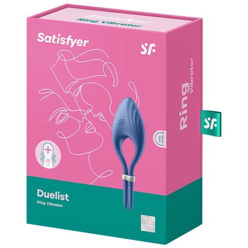 Duelist Anillo Vibrador - Azul - Satisfyer - 1