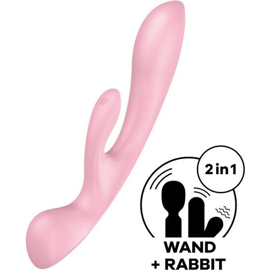 Triple Oh Vibrador Híbrido - Rosa - Satisfyer - 1