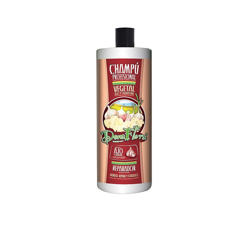 Champú reparador Vegetal de Ajo y Keratina 1000ml - Dona Flora - 1