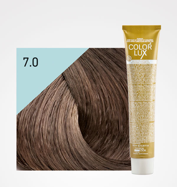 Tinte en Crema Color Lux 100ml - Design Look: Color - 7.0 Rubio