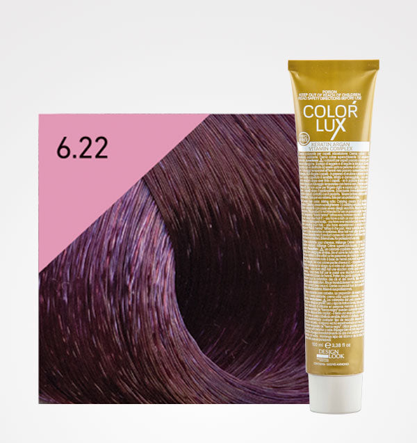 Tinte en Crema Color Lux 100ml - Design Look: Color - 6.22 Rubio Oscuro Violeta Intenso