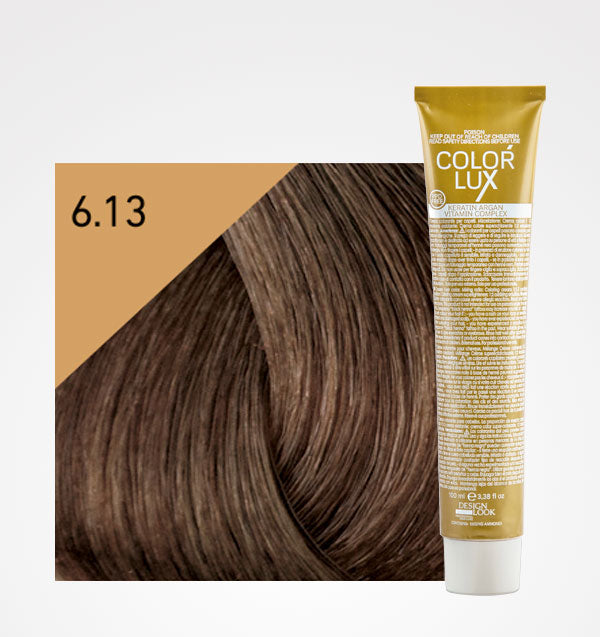 Tinte en Crema Color Lux 100ml - Design Look: Color - 6.13 Rubio Oscuro Beige