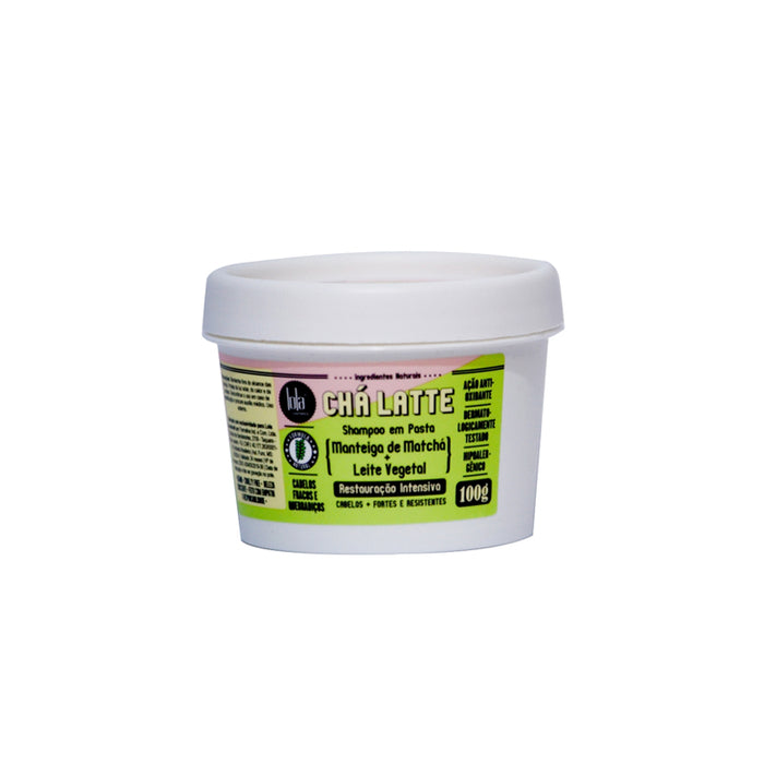 Champú Sólido de Matchá y Leche Vegetal de Coco - Cha Latte 100 G - Lola Cosmetics - 1