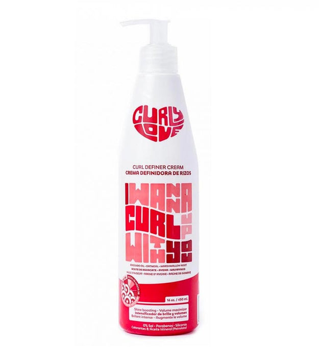 Crema Definidora de Rizos Curl Definer Cream - Curly Love : 450ml - 1