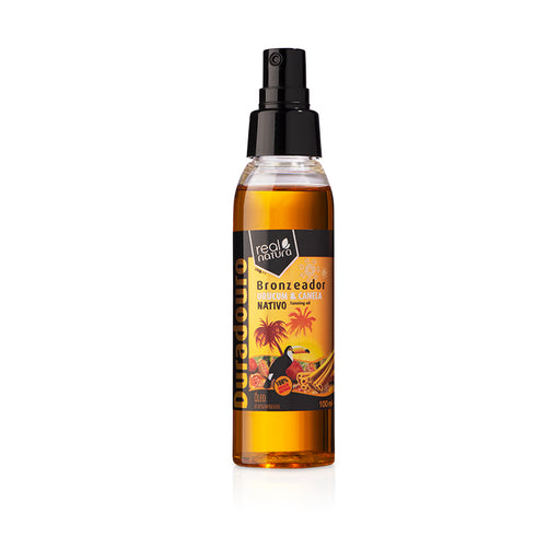 Aceite Bronceador con Achiote y Canela - óleo Bronzeador Urucum + Canela 100 ml - Real Natura - 1