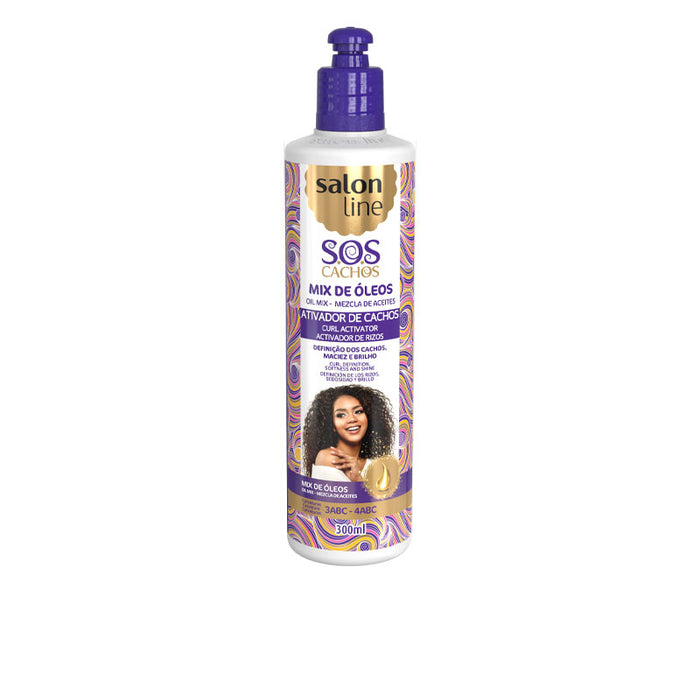 Activador de Rizos SOS Cachos - Mezcla de Aceites 300ml - Salon Line - 1