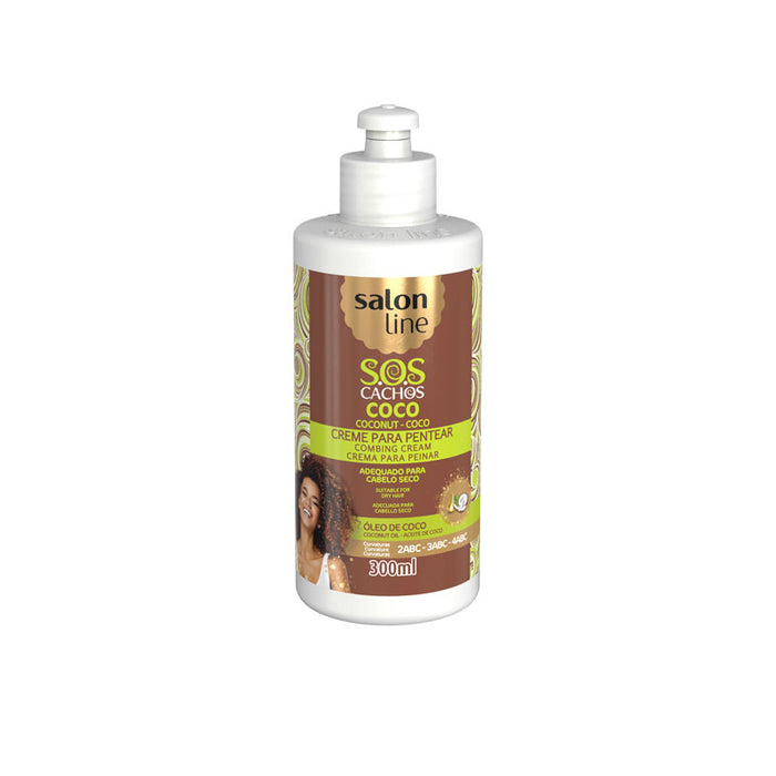 Crema para Peinar SOS Cachos 300ml - Salon Line - 1