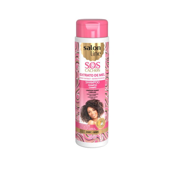 Champú SOS Cachos Miel - 300ml - Salon Line - 1