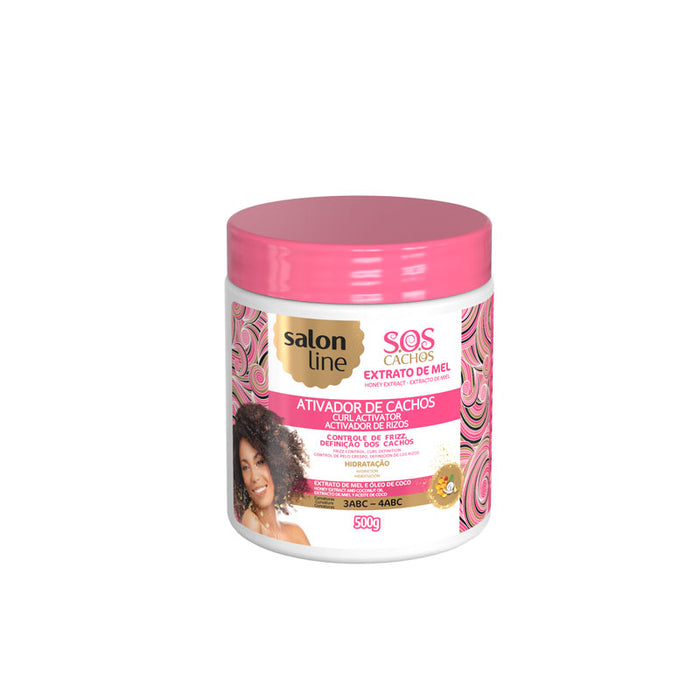 Activador de Rizos SOS Cachos - Extracto de Miel 500gr - Salon Line - 1