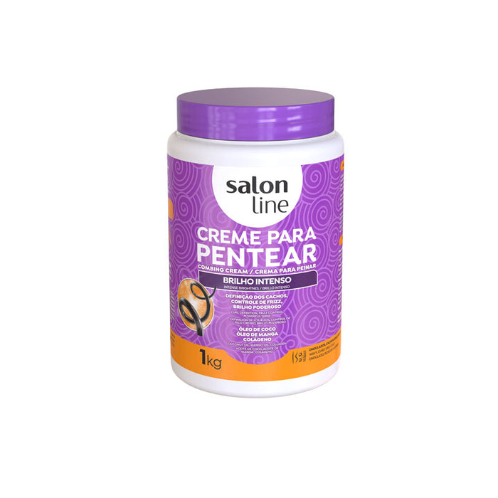 Crema de Peinar SOS Cachos Brillo Intenso - 1kg - Salon Line - 1