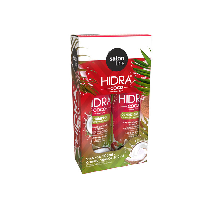 Kit Champú + Acondicionador Hidra. Leche de Coco y Colágeno  - Salon Line - 1