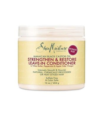 Acondicionador sin Aclarado Strengthen & Restore - Jamaican Black Castor Oil - Shea Moisture - 1