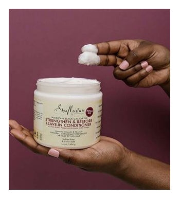 Acondicionador sin Aclarado Strengthen & Restore - Jamaican Black Castor Oil - Shea Moisture - 2