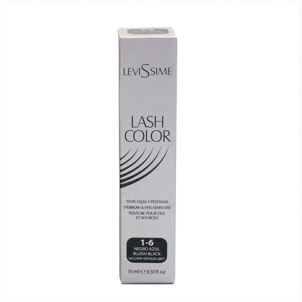 Lash Color Tinte Cejas y Pestañas 1-6 Negro Azul 15ml - Levissime - 1